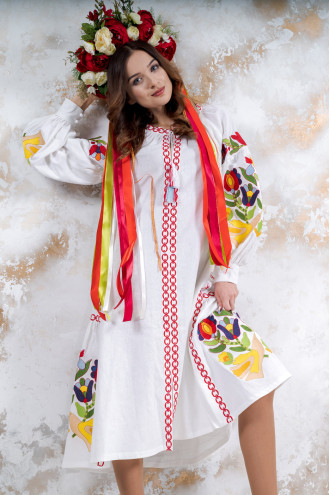 Сукня “Флора” білого кольору