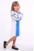 Сукня для дівчинки «Думка» біла з блакитним