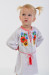 Платье для девочки «Украинский букет»  с поясом 
