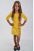 Сукня для дівчинки «Феєрія» жовтого кольору