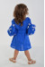 Сукня для дівчинки «Грація» синього кольору 