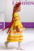 Платье для девочки «Феерия» желтого цвета длинное