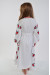 Сукня для дівчинки «Українська традиція»  білого кольору довга