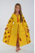 Платье для девочки «Украинская традиция» желтого цвета длинное 