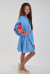 Сукня для дівчинки «Колорит» блакитного кольору