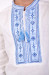 Вышиванка для мальчика «Элегантная» с синим орнаментом