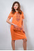 Платье «Элегия» персикового цвета