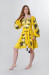 Сукня «Калина» жовтого кольору, коротка