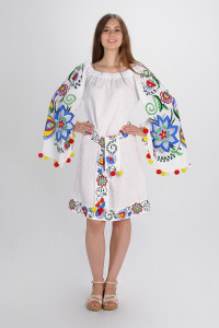 Сукня «Крила літа» білого кольору