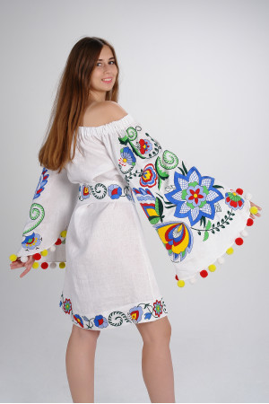 Сукня «Крила літа» білого кольору