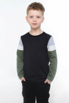 Anthracite-colored sweater 