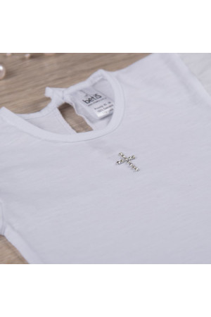 Сорочка для хрещення «Янголятко» білого кольору