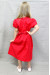 Платье для девочки «Одуванчик» красное