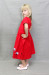 Сукня для дівчинки «Кульбабка» червона