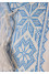 Embroidered shirt for a boy "Oberig" with blue ornament