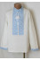Embroidered shirt for a boy "Oberig" with blue ornament