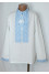 Embroidered shirt for a boy "Oberig" with blue ornament