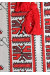Вышиванка для мальчика «Полуботок» с вышивкой красного цвета
