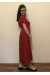 Платье «Мережка» красного цвета