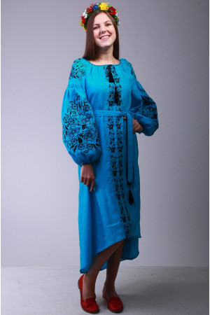 Сукня «Квіткові чари» блакитного кольору