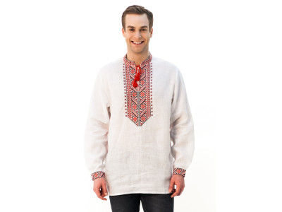 Men's embroidered shirt "Milky Way"