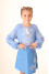 Embroidered shirt for girls "Stozhari" blue