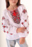 Embroidered shirt for girls "Milky Way" in white