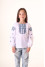 Embroidered shirt for girls "Firmova" in white