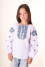 Embroidered shirt for girls "Firmova" in white