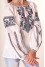 Embroidered dress for girls "Sokalska" white