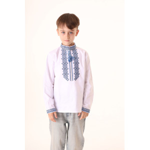 Embroidered shirt for a boy "Firmova" in white