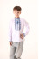 Embroidered shirt for a boy "Firmova" in white
