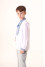 Embroidered shirt for a boy "Firmova" in white