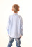 Embroidered shirt for a boy "Apple blossom" in light blue