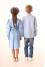 Embroidered shirt for a boy "Apple blossom" in light blue