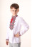 Embroidered shirt for a boy "Harmony" in white