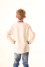 Embroidered shirt for a boy "Blossom" beige