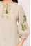 Embroidered shirt "Kyiv chestnuts" beige