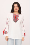 Embroidered shirt "Harmony" white