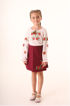 Embroidered shirt for a girl "Kiyanochka"