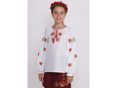 Embroidered shirt for a girl "Kiyanochka"