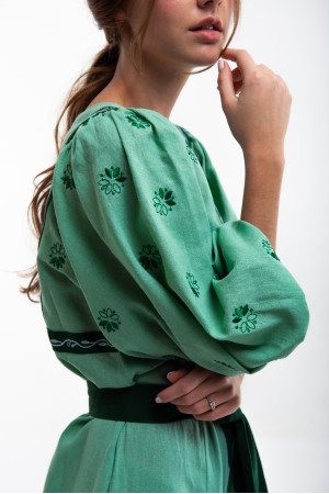 Платье «Леля» зеленого цвета