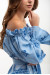 Платье «Барвинок» голубого цвета