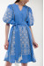 Платье «Мылося» голубого цвета