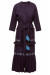 Сукня «Колоски» темно-синього кольору