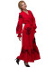 Платье «Восточный сад» красного цвета