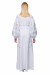 Платье «Громовица» белого цвета