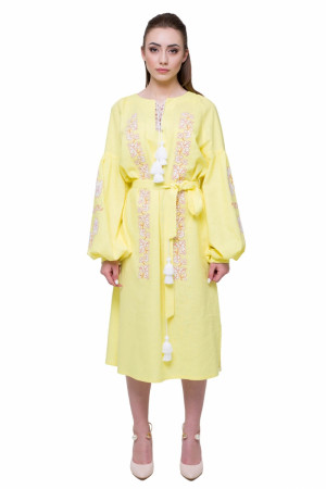 Сукня «Невісточка» жовтого кольору