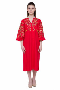 Платье «Находка» красного цвета