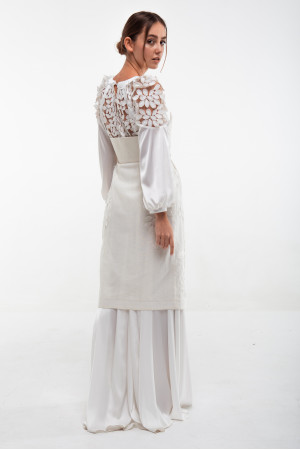 Платье «Невеста» белого цвета